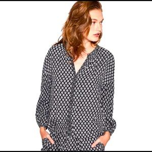 Joie Black and White Hanan Caviar Top